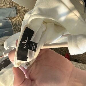 Lulu's Cream Jumpsuit